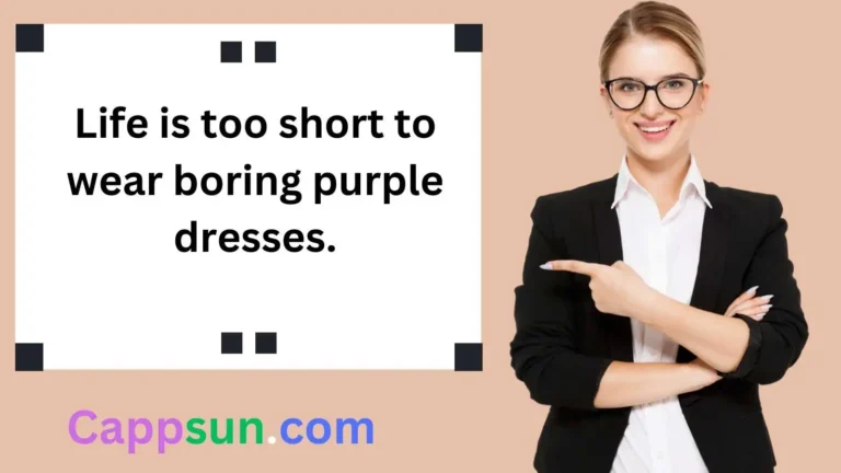 Purple Dress Captions for Instagram