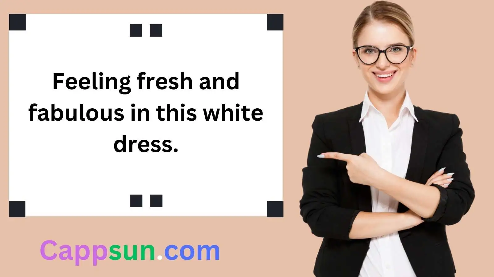 White Dress Captions for Instagram