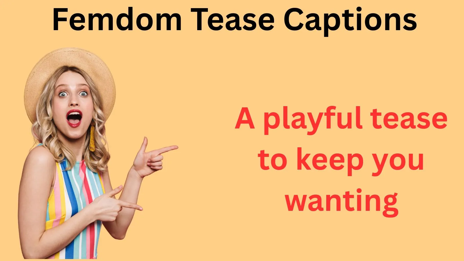 Discover The Perfect Femdom Tease Captions To Spice Up Your Posts 