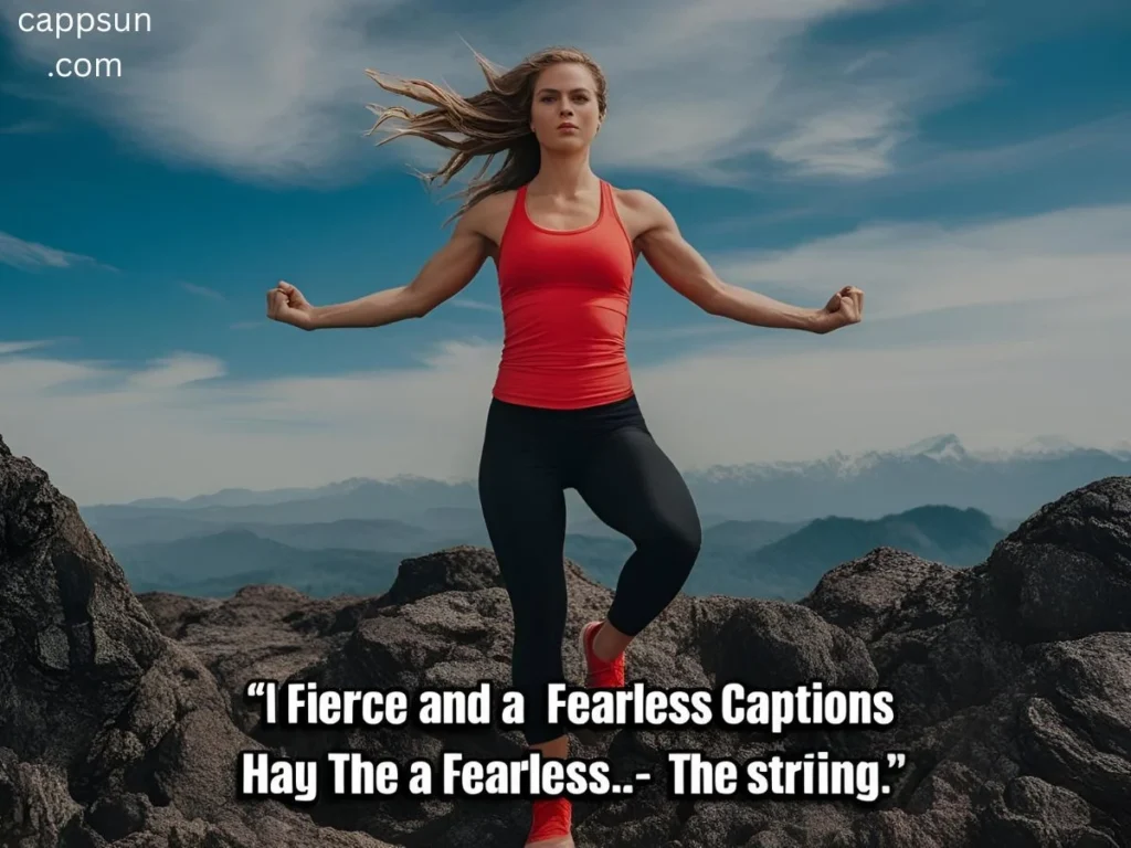 Fierce and Fearless Captions