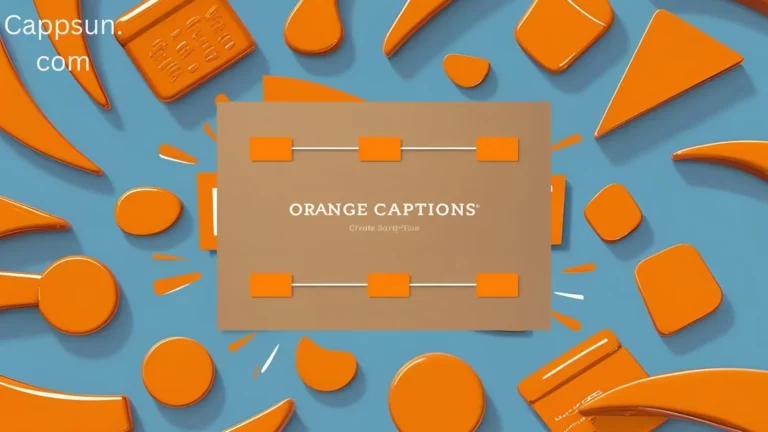 Orange Captions