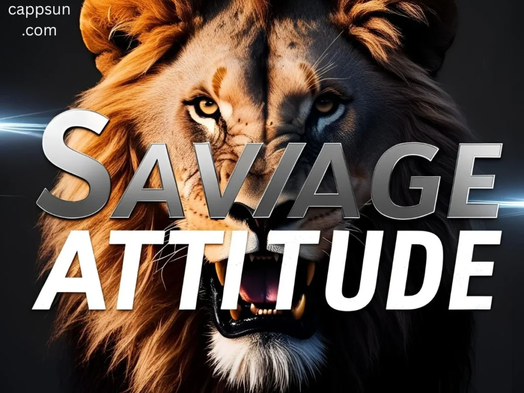 Savage Attitude Captions