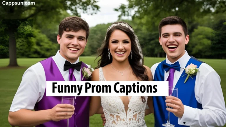 Funny Prom Captions for Guys