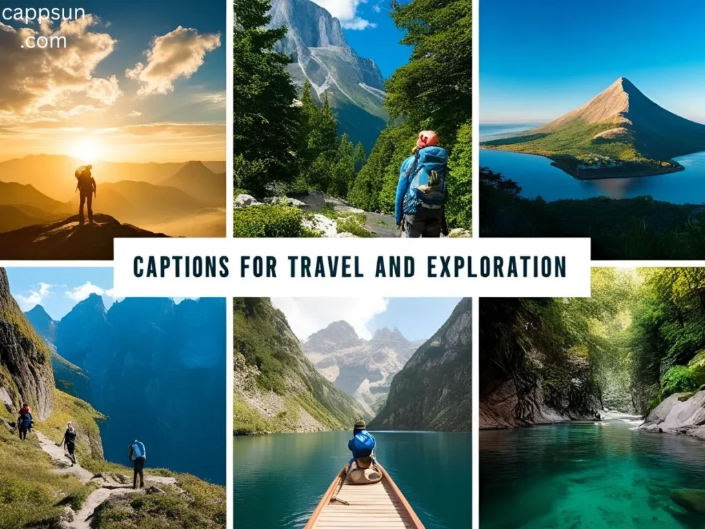 Captions for Travel and Exploration