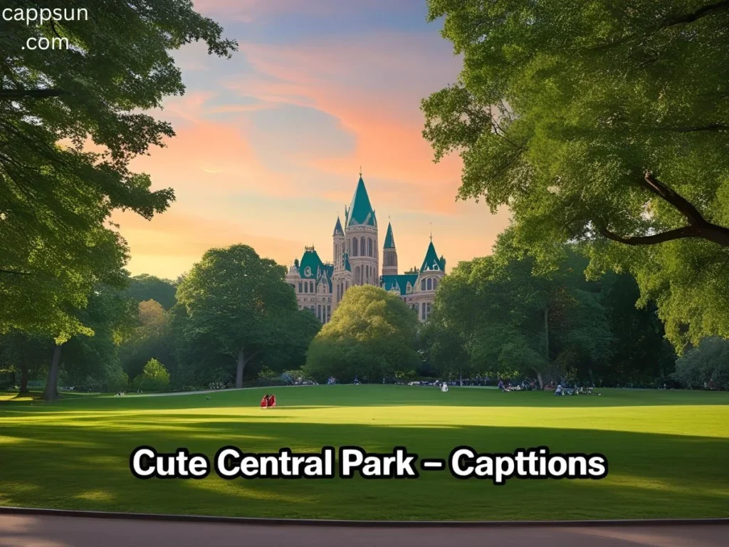Cute Central Park Captions