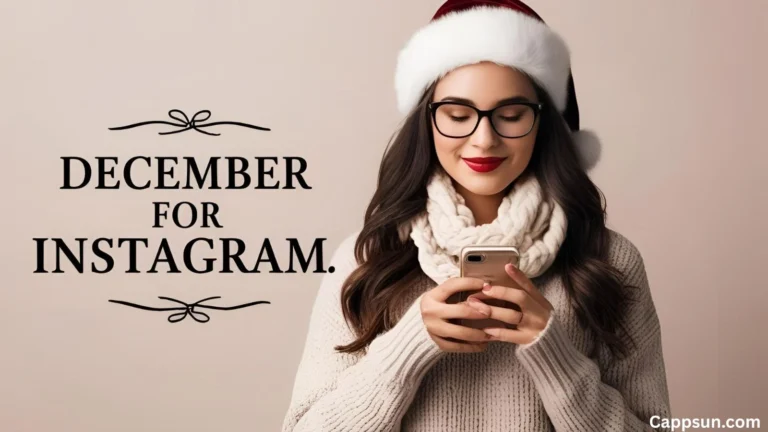 December Captions for Instagram