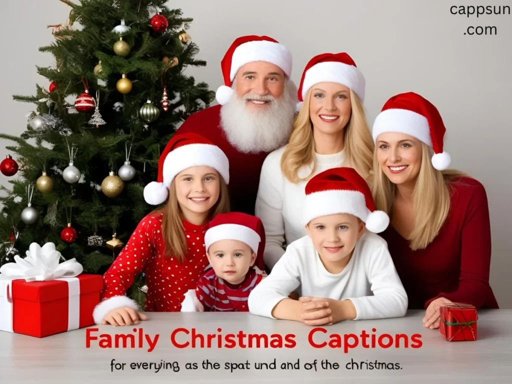 Family Christmas Captions