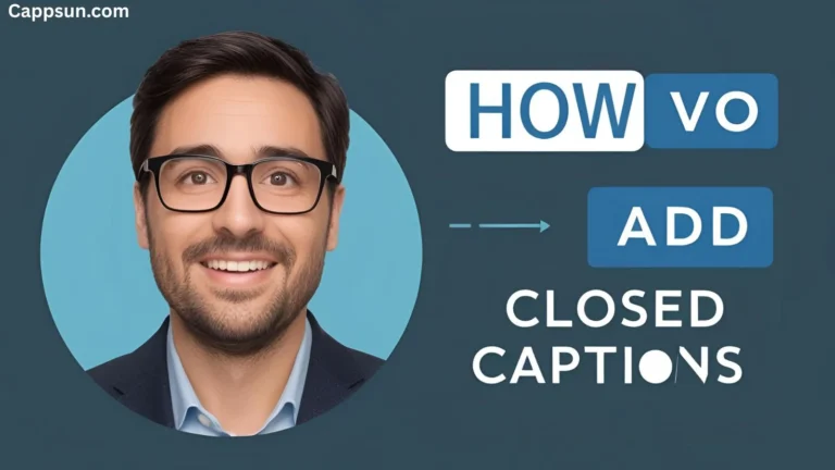How to Add Closed Captions