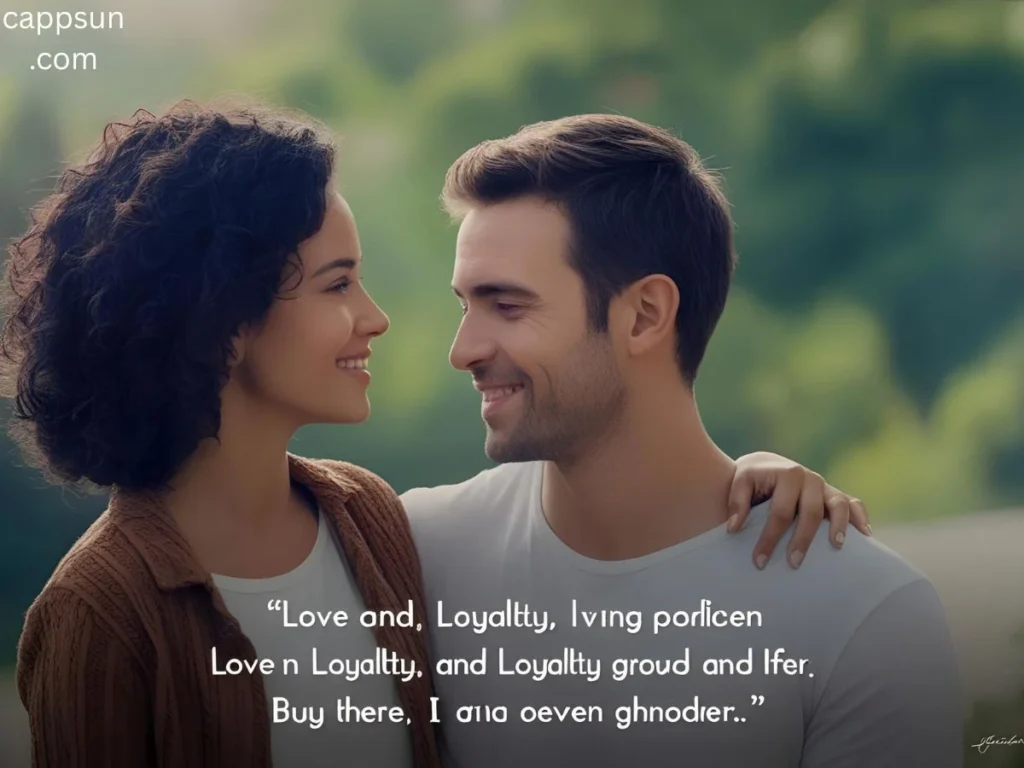 Love and Loyalty Captions