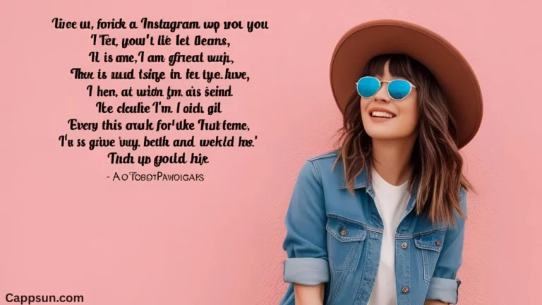 Lyrics for Instagram Captions