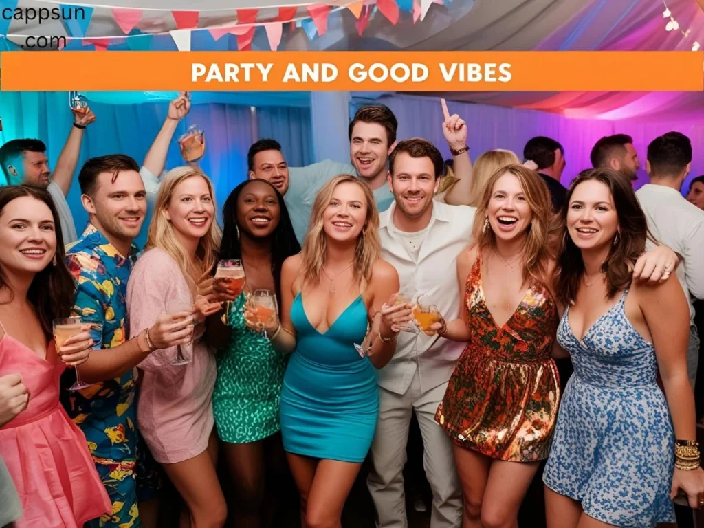 Party and Good Vibes Captions