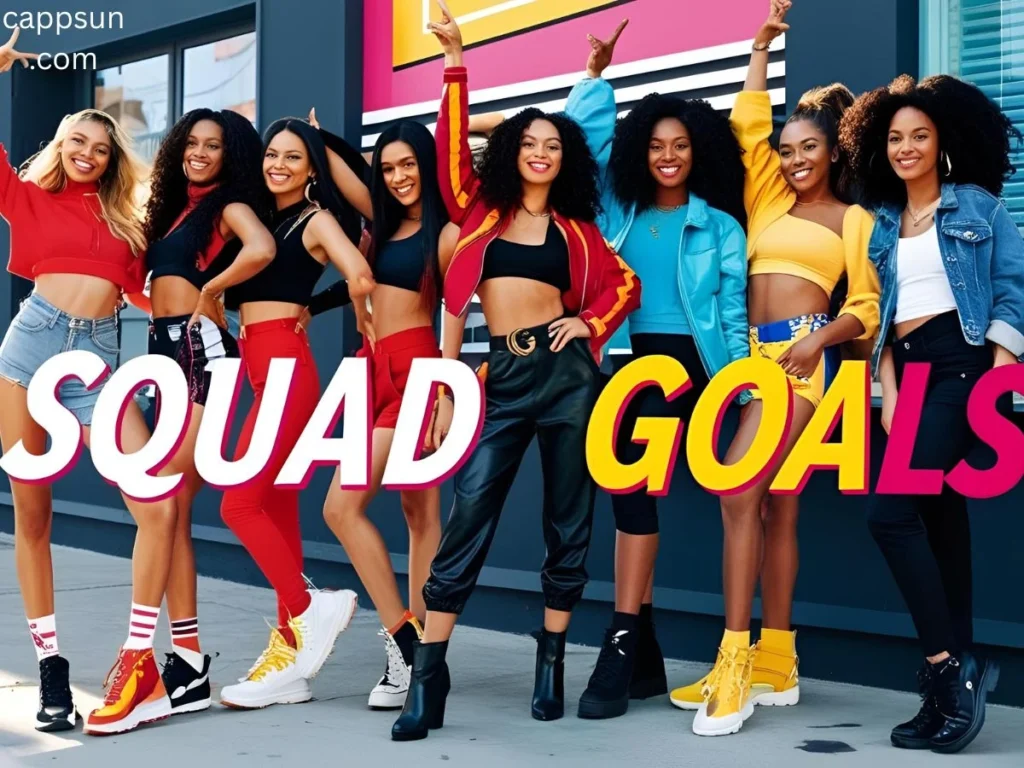 Squad Goals Baddie Captions