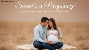Sweet Pregnancy Announcement Captions