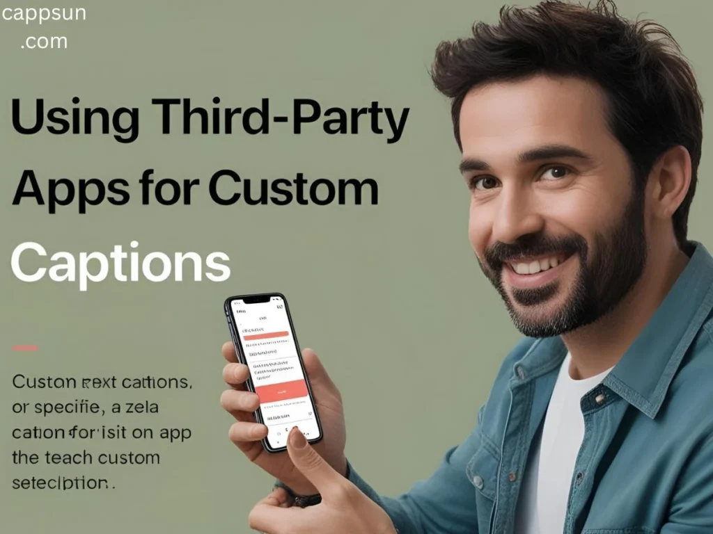 Using Third-Party Apps for Custom Captions