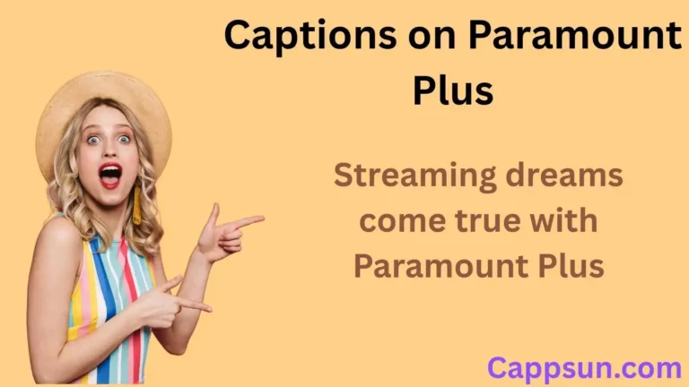 Captions on Paramount Plus