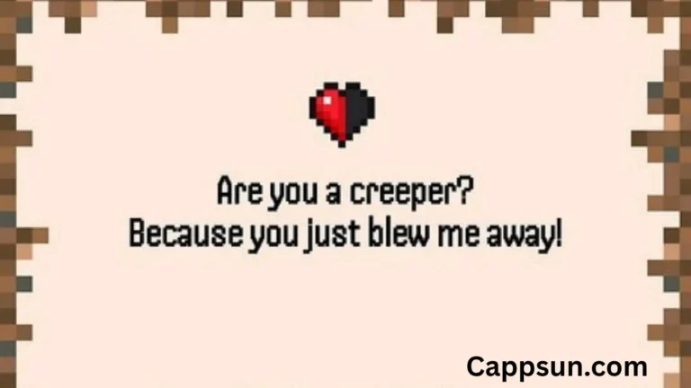Minecraft Pickup Lines